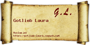 Gotlieb Laura névjegykártya